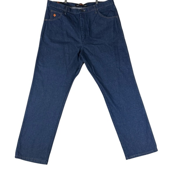 Wrangler FR Relaxed Fit Flame Resistant Jeans‎ 40x32 HRC2 2112 NWT FR31MWZ Blue